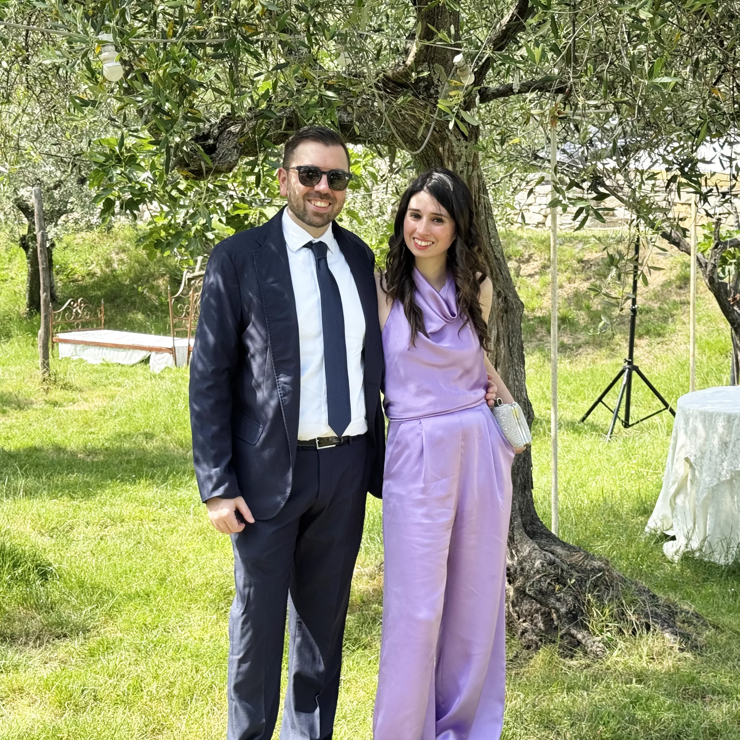 Gioele e Valentina ospiti ad un matrimonio