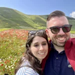 Gioele e Valentina a Castelluccio di Norcia