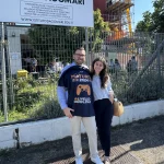 Gioele e Valentina il giorno del diploma