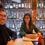 Gioele e Valentina a cena in Irlanda