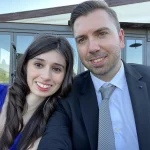 Gioele e Valentina ad un matrimonio