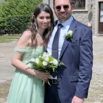 Gioele e Valentina ad un matrimonio