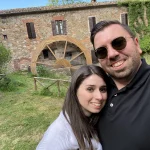 Gioele e Valentina al mulino